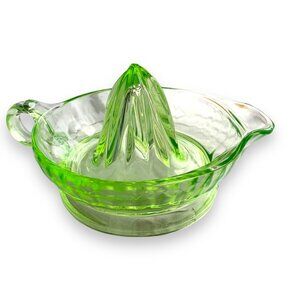 Anchor Hocking Large Uranium Glass Juicer